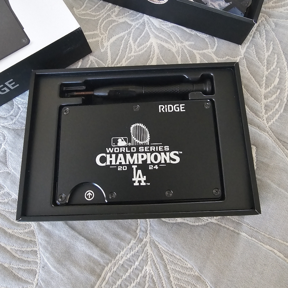 2024 Dodgers World Series Champions Ridge Wallet
